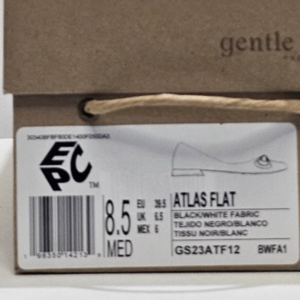 Gentle Souls Kenneth Cole Women's  Atlas Fabric Flats Size 8.5 NWT - Picture 7 of 7